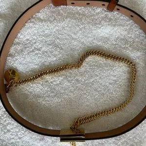 Givenchy A/W 2019 chain leather belt Givenchy | Accessories | Givenchy Aw 29 Chain Leather Belt  main image 4